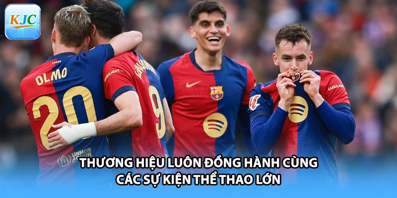 Thương hiệu luôn đồng hành cùng các sự kiện thể thao lớn